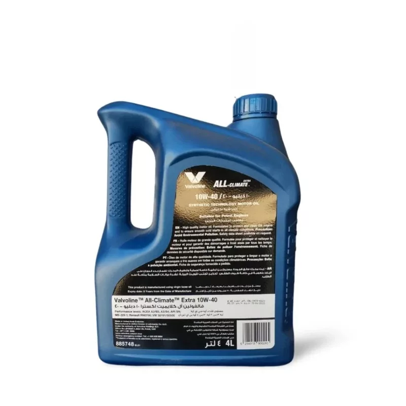 روغن موتور ولولین مدل 10w-40 All-Climate حجم 4 لیتر
