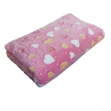 پتو 2 نفر مدل قلبی رنگین سایز 200x210 سانتیمتر