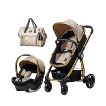 ست کالسکه و کریر کیکابو مدل Allure به همراه ساک لوازم کودک