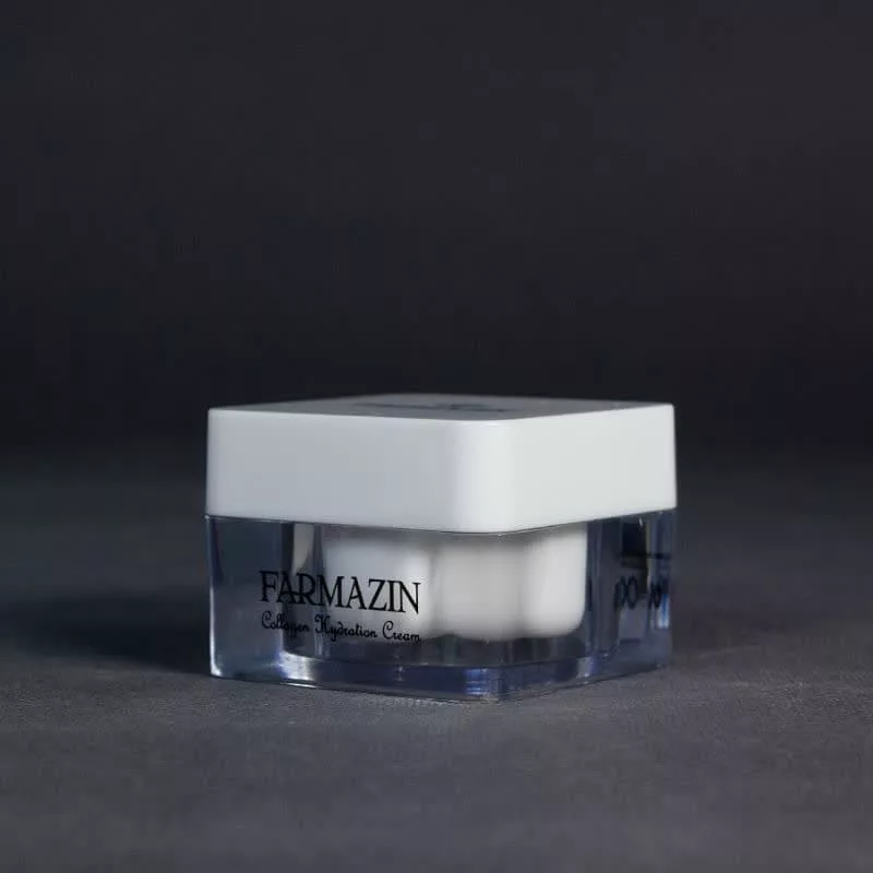 کرم مرطوب کننده دست و صورت فارمازین مدل کلاژن مناسب برای انواع پوست حجم 30 میلی لیتر مجموعه دو عددی