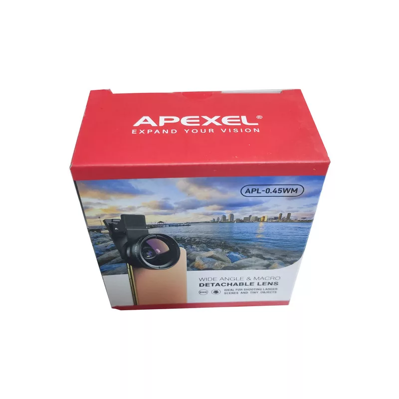 لنز کلیپسی موبایل اپیکسل مدل APL-0.45WM کد wide angle¯o