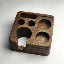 استند نگهدارنده تجهیزات قهوه مدل چوبی کد 51