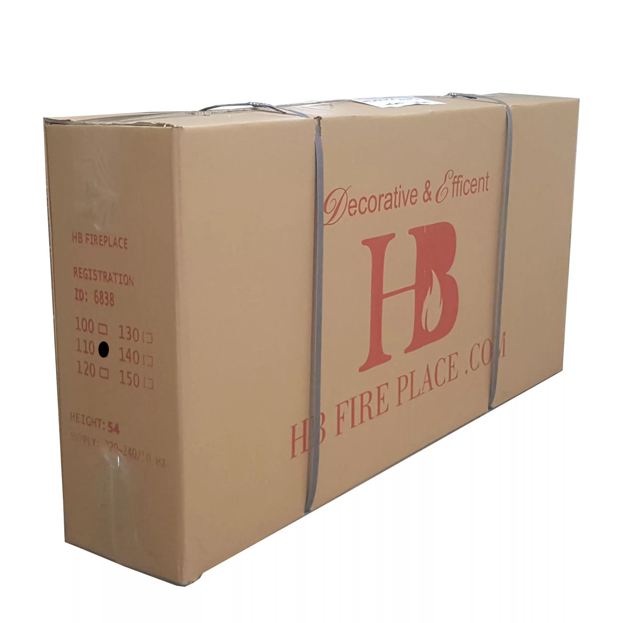 شومینه برقی اچ بی مدل HB-ID6838-110