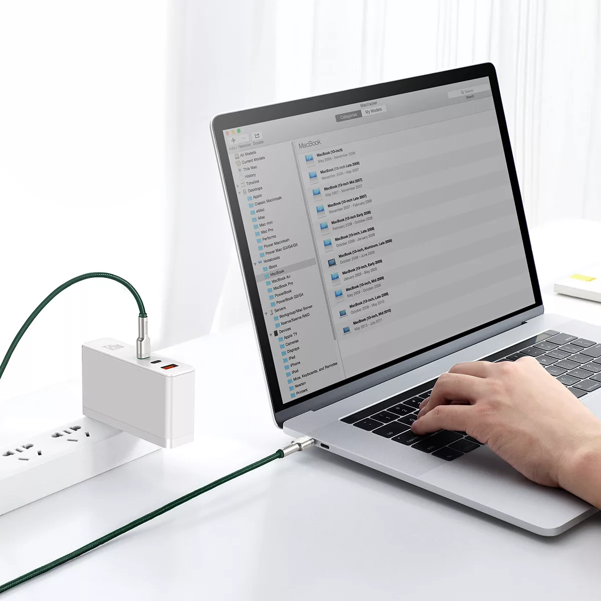 کابل تبدیل USB-C به USB-C باسئوس مدل CATJK طول 1 متر