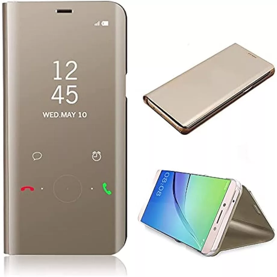 کیف کلاسوری هایکول مدل آینه ای کتابی مناسب برای گوشی سامسونگ Galaxy S22 Ultra