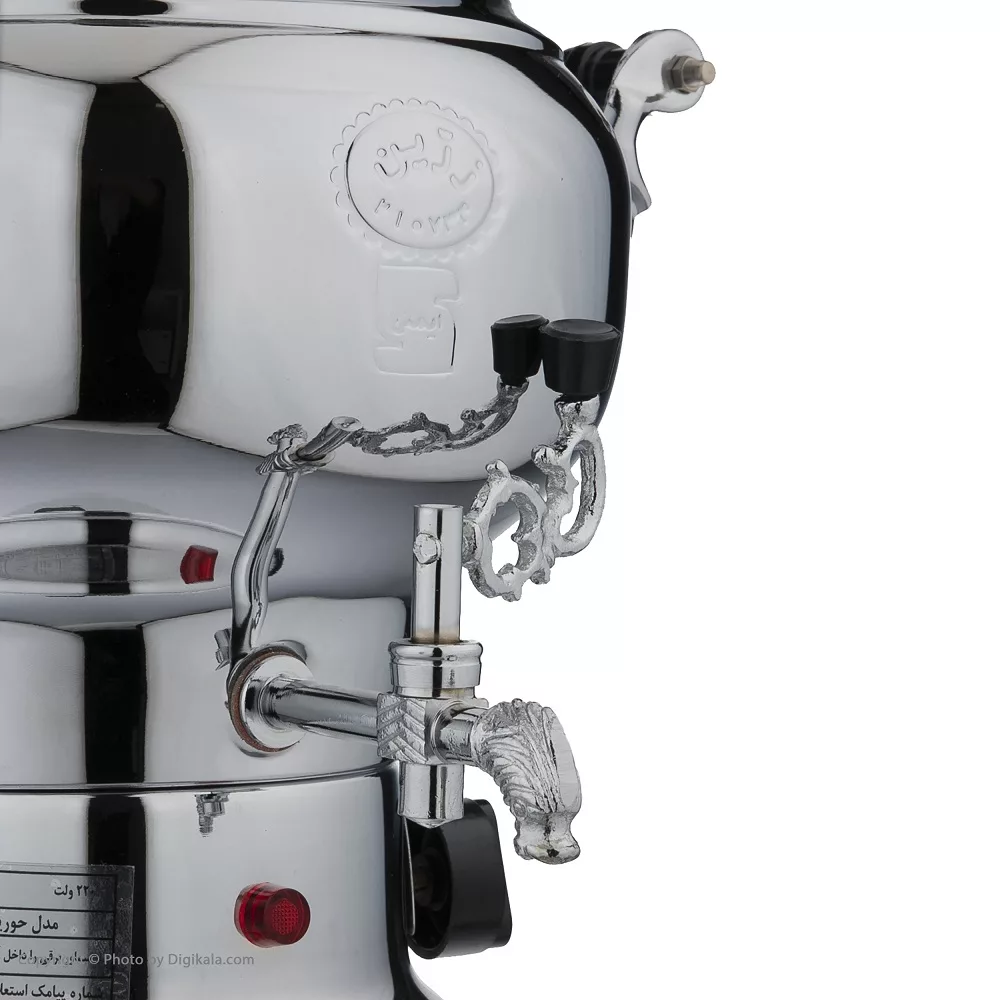 سماور برقی زرین مدل حوریا ظرفیت 6 لیتر