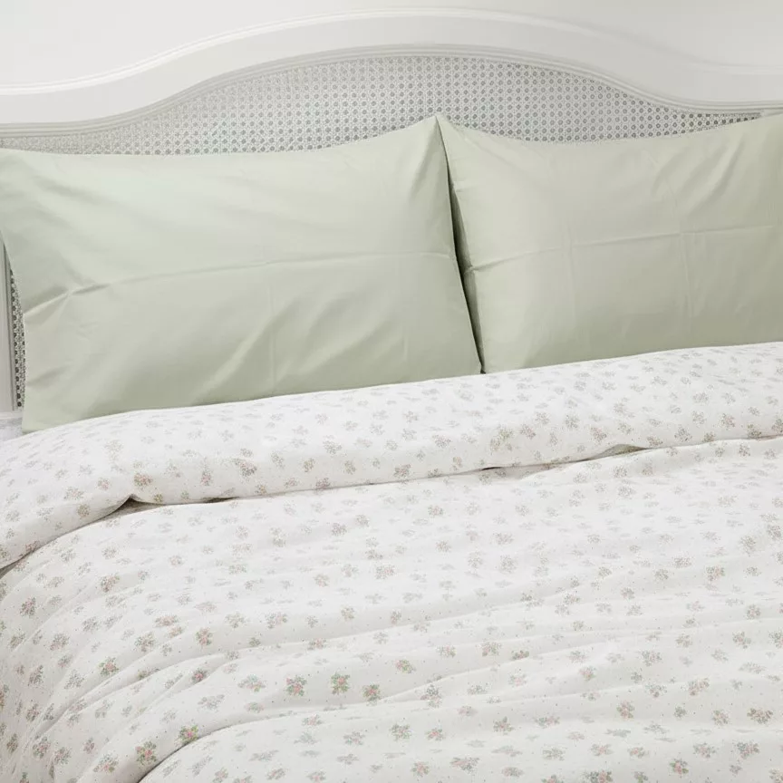روکش لحاف پنبه انگلیش هوم مدل Rosy Life یک نفره سایز 220x160 سانتی‌متر