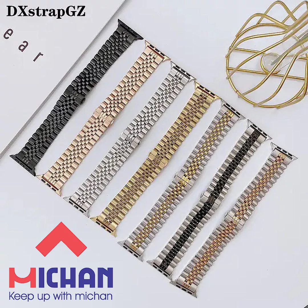 بند میچان مدل Stell Rolex مناسب برای ساعت هوشمند اسمارت واچ HK8 Pro Max / HK9 Pro Max / HK10 Pro Max