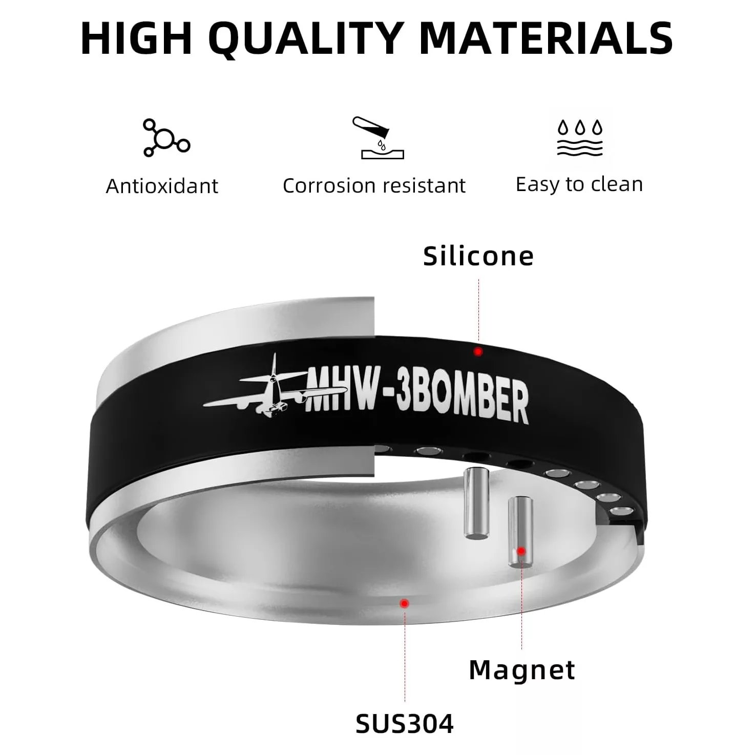 فانل اسپرسوساز ام اچ دبلیو تری بمبر مدل YU Series Magnetic Dosing Ring