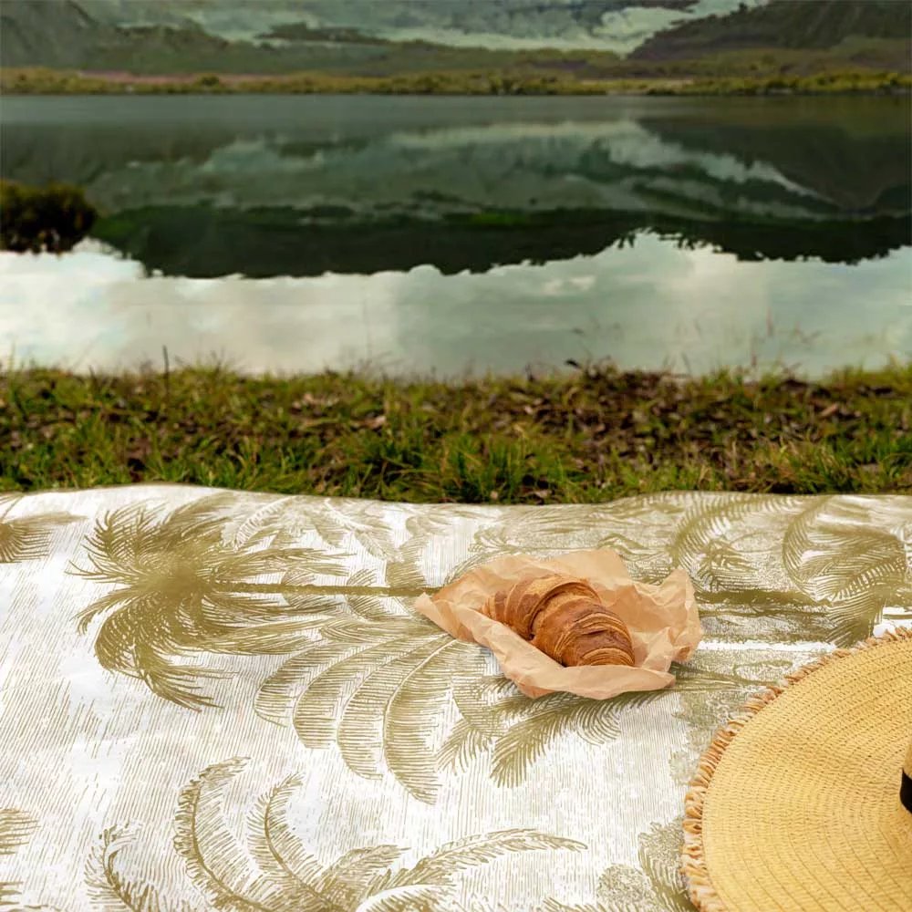 شال مبل طرح ببر کد H2SH1019 سایز 98x180 سانتی متر