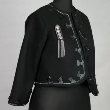 کت زنانه مدل فوتر پروانه کد AK1387