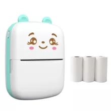 پرینتر حرارتی ناب سل مدل پرتابل  کد BLU01 به همراه سه عدد رول کاغذی