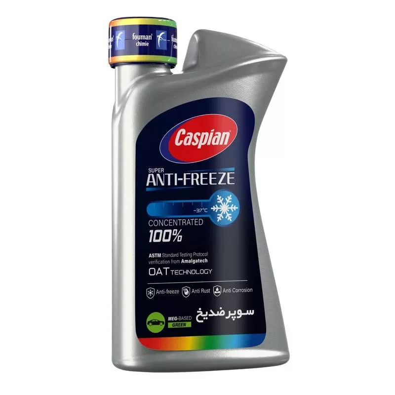 ضدیخ و ضدجوش 100 درصد خالص کاسپین مدل Four Seasons حجم 900 میلی لیتر بسته 4 عددی