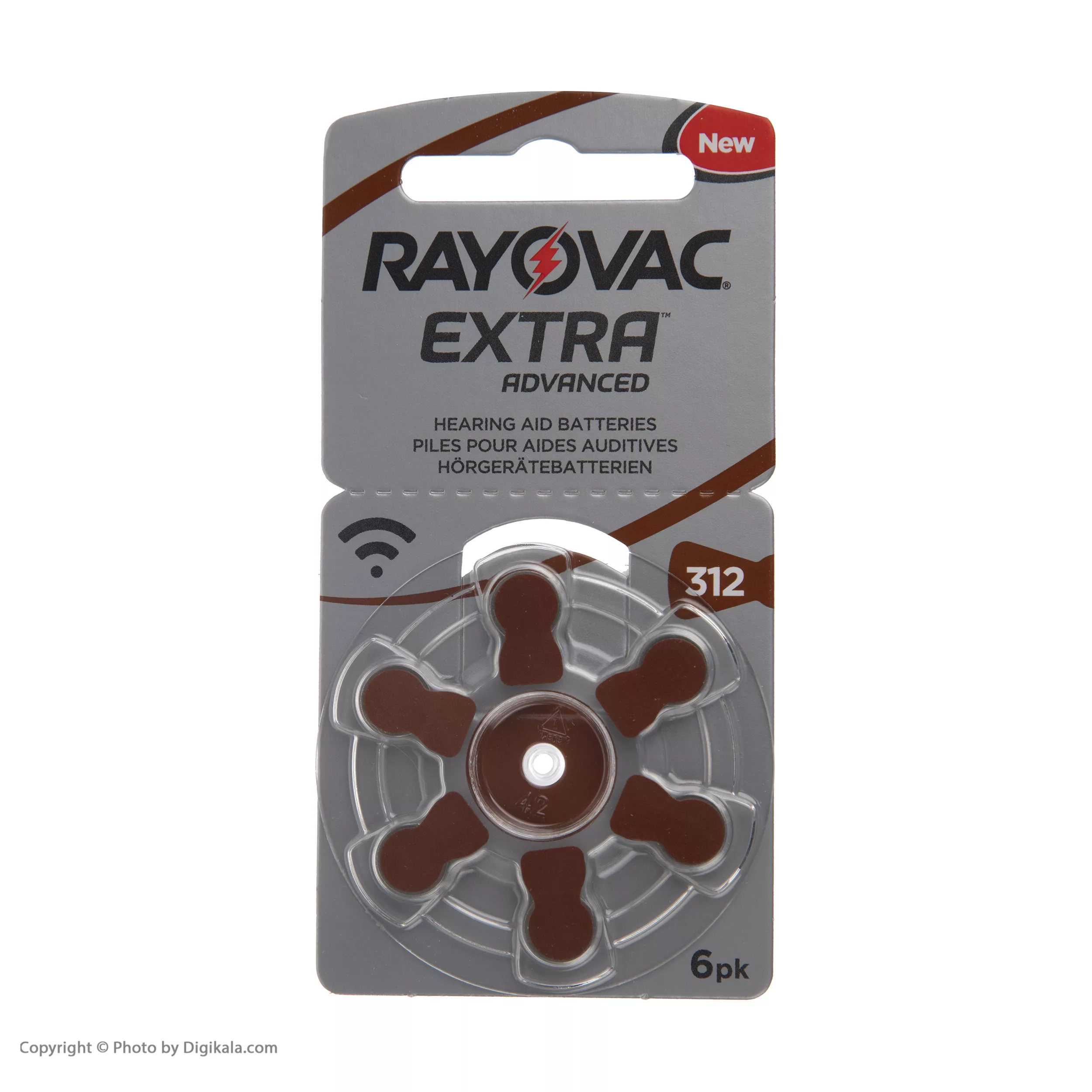 باتری سمعک ریوواک کد 312 بسته 60 عددی