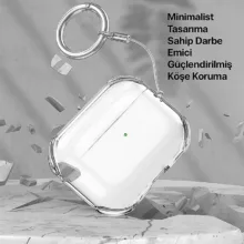کاور گوف مدل Clear Air Bag مناسب برای کیس اپل Airpods Pro 3 به همراه آویز