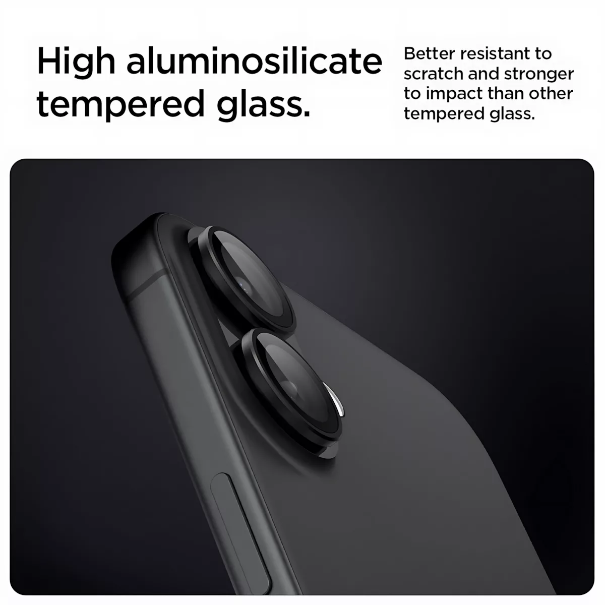 محافظ لنز دوربین شیشهای اسپیگن مدل Optik Pro مناسب برای گوشی موبایل اپل iPhone 16