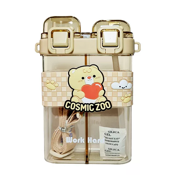 قمقمه کودک مدل دو مخزنه گنجایش 0.75 لیتر