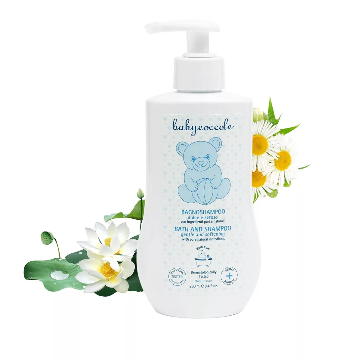 شامپو سر و بدن کودک بیبی کوکول مدل 2024 حجم 250 میلی لیتر