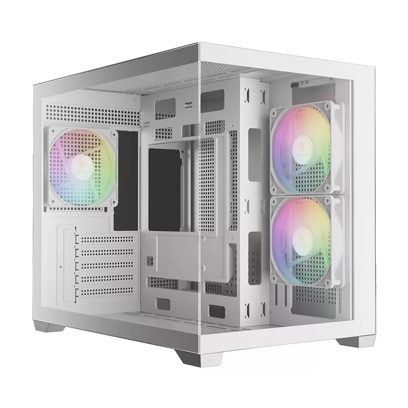 کیس کامپیوتر گیمینگ گیم دیاس مدل AURA GC10M V2 WH ARGB