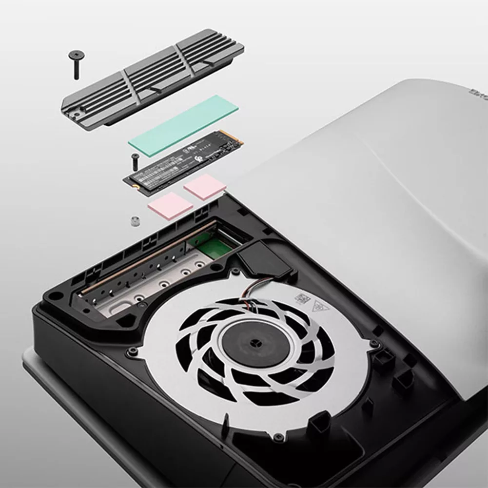 هیت سینک پلی استیشن 5 اسلیم مدل m2 ssd ICEARMOR PS5 slim