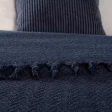 روتختی مادام کوکو مدل Stephane Lacivert Yatak Ortusu یک نفره سایز 220×160 سانتی متر