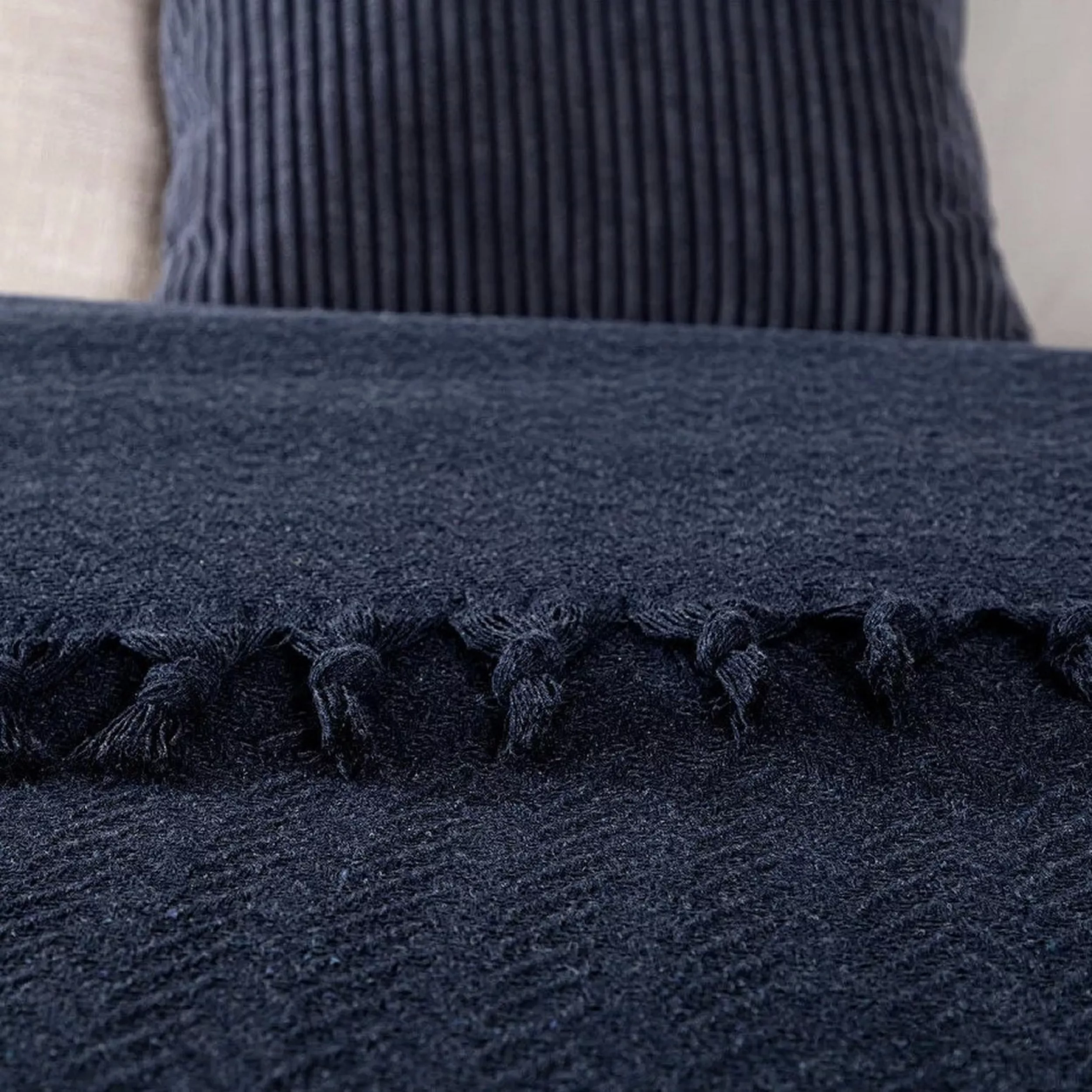 روتختی مادام کوکو مدل Stephane Lacivert Yatak Ortusu یک نفره سایز 220×160 سانتی متر