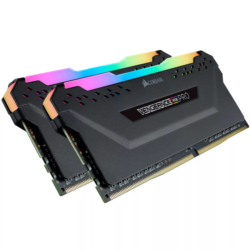 رم دسکتاپ DDR4 دو کاناله 3200 مگاهرتز CL16 کورسیر مدل VENGEANCE RGB PRO ظرفیت 16 گیگابایت