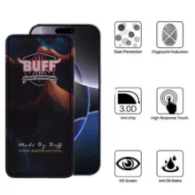 محافظ صفحه نمایش 5D بوف مدل Mountain-G مناسب برای گوشی موبایل اپل iPhone 16 Pro Max