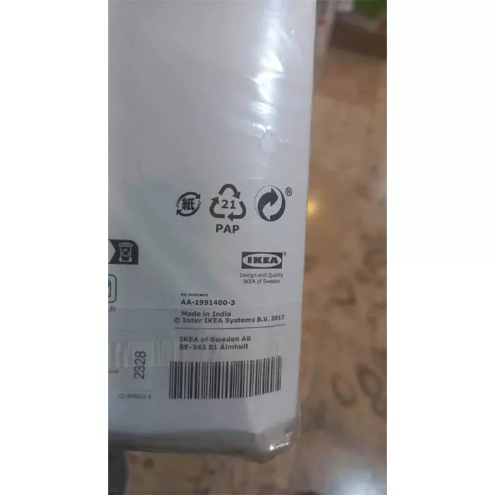 ملحفه ایکیا مدل DVALA دونفره سایز 160x200 سانتی متر