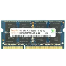 رم لپ تاپ DDR3 تک کاناله 1333 مگاهرتز CL9 هاینیکس مدل PC3-10600s  ظرفیت ۴ گیگابایت
