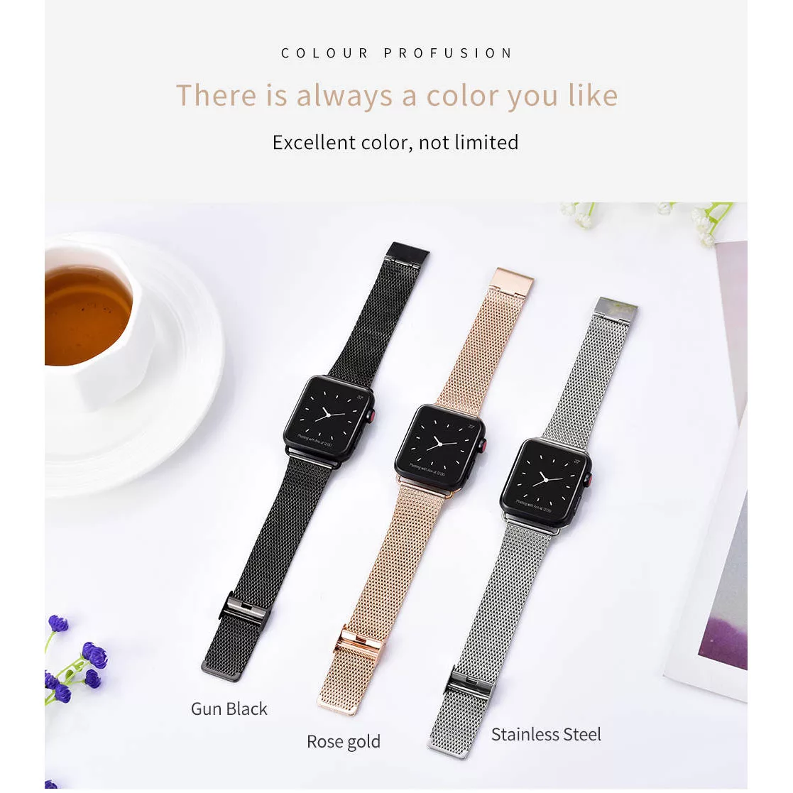 بند کوتتسی مدل WH5236 - W23 مناسب برای اپل واچ 42/44/45 میلی متری