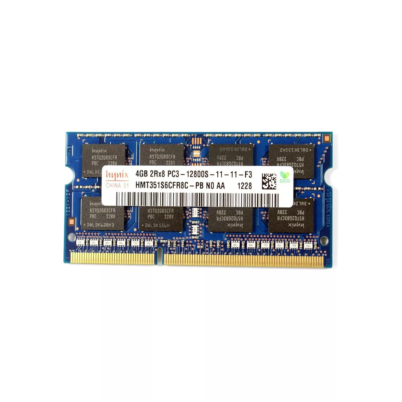 رم لپ تاپ DDR3 دو کاناله 1600 مگاهرتز اس کی هاینیکس مدل 12800s ظرفیت 4 گیگابایت
