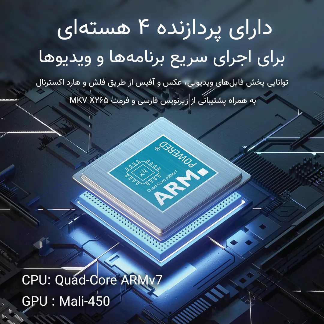 ویدئو پروژکتور النز مدل SD500 Smart Android به همراه پرده نمایش و دو کنترل