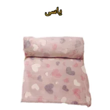 پتو 2 نفر مدل قلبی رنگین سایز 200x210 سانتیمتر