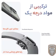 کاور سامورایی مدل Vetro مناسب برای گوشی موبایل اپل iPhone 16