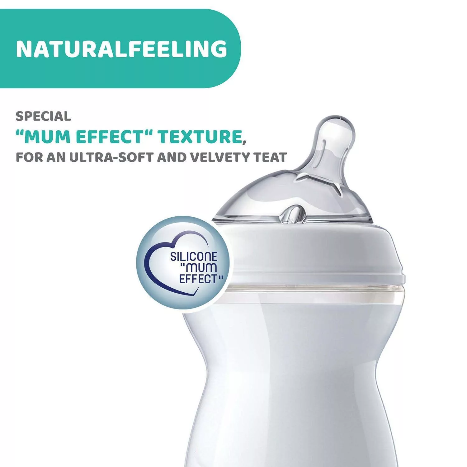 شیشه شیر چیکو مدل نچرال فیلینگ گنجایش 250 میلی لیتر