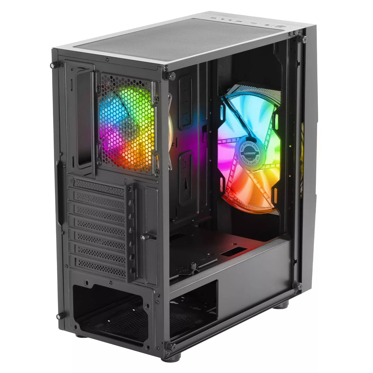 کیس کامپیوتر گیمینگ گرین مدل GRIFFIN G1