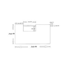 قفل کتابی آرکا مدل s-100