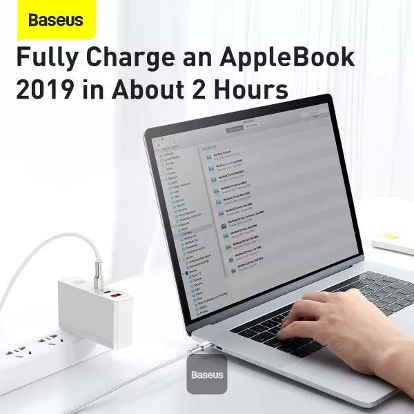 کابل تبدیل USB-C باسئوس مدل Cafule Series Metal Data Cable (100W) طول 1 متر