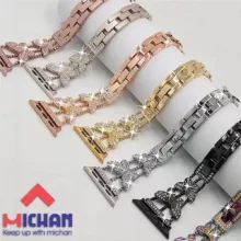 بند میچان مدل Butterfly مناسب برای ساعت هوشمند اسمارت واچ T800 Ultra / T900 Ultra / T1000 Ultra