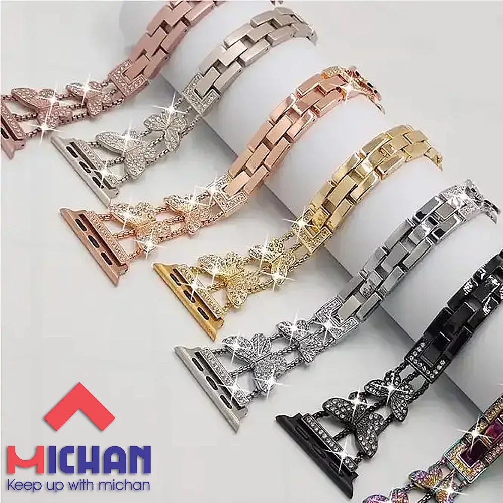 بند میچان مدل Butterfly مناسب برای ساعت هوشمند اسمارت واچ T800 Ultra / T900 Ultra / T1000 Ultra