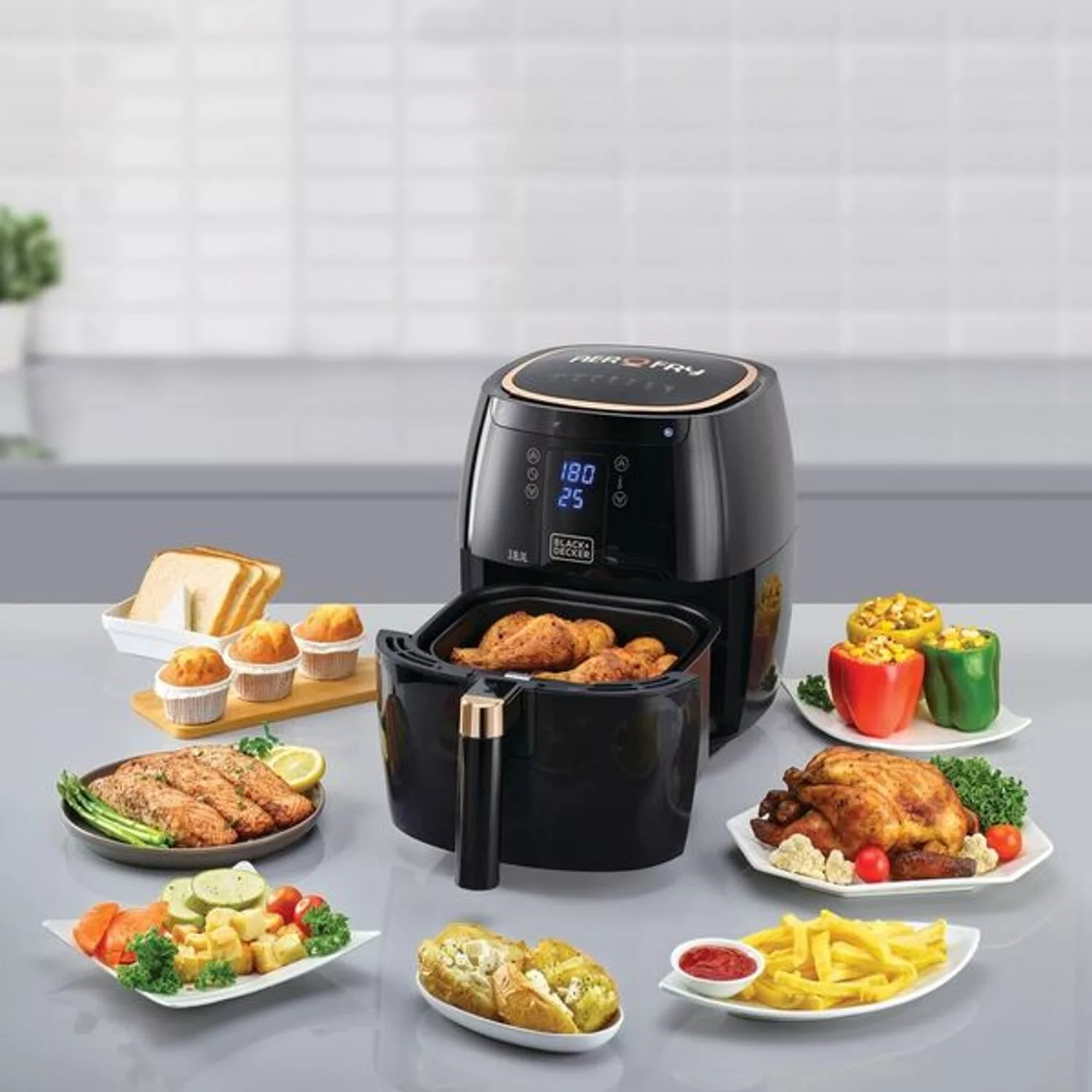 سرخ کن بدون روغن بلک اند دکر مدل AF5539