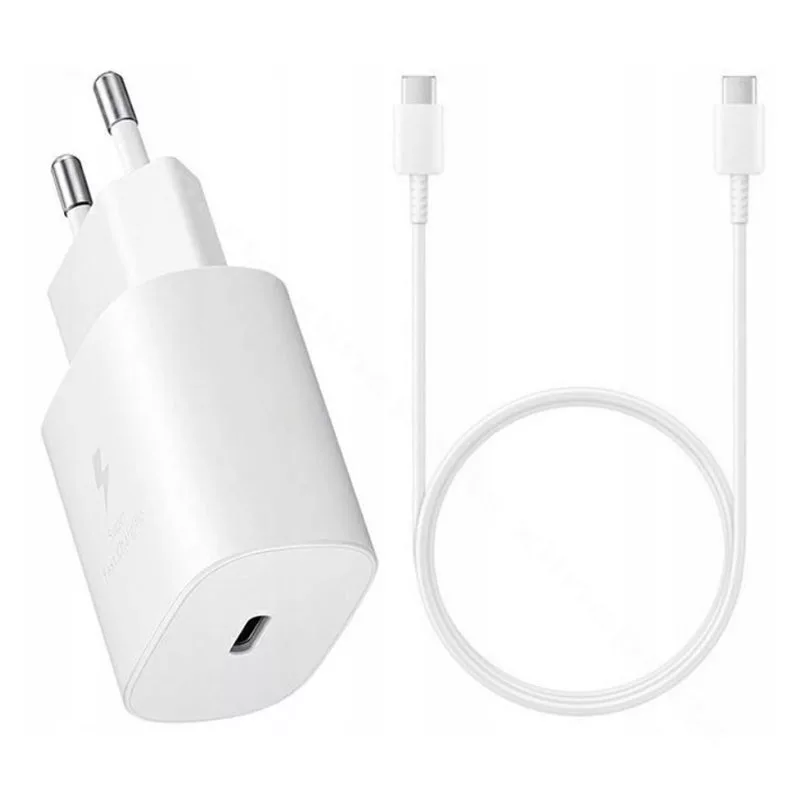 شارژر دیواری 25 وات فوننگ مدل A56 Super Fast EU به همراه کابل تبدیل USB-C