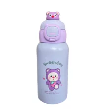 فلاسک کودک دو درب مدل تدی کد VT2721 گنجایش 0.5 لیتر