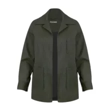 بارانی زنانه سرژه مدل 228151  رنگ یشمی