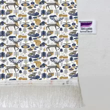 شال مبل بارمان دکور طرح کریسمس کد 33 سایز 98x180 سانتی متر