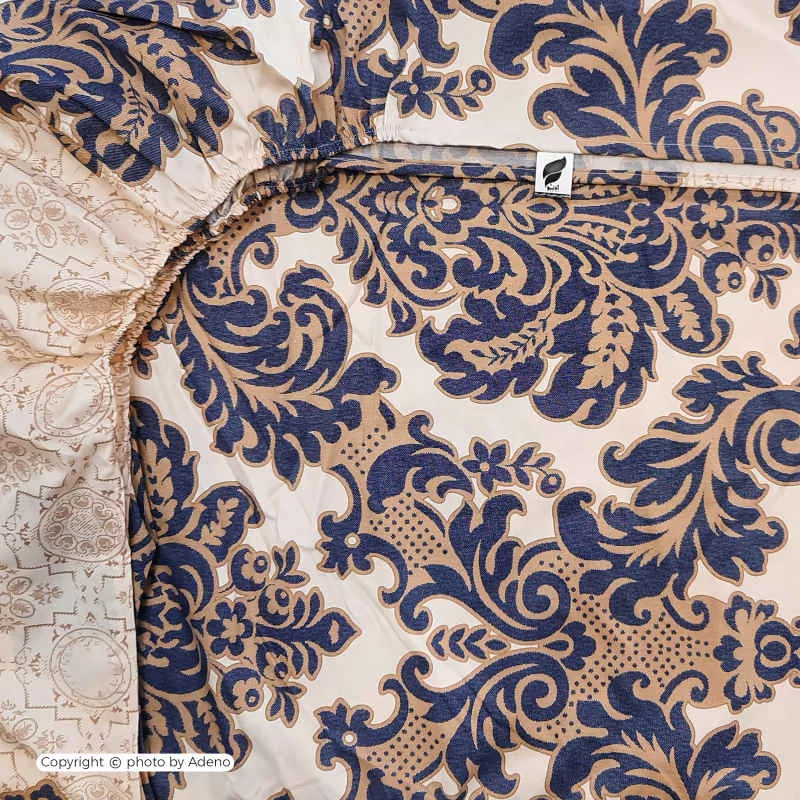 ملحفه آدنو مدل Prestige کد CH116 دو نفره سایز 180x200 سانتی متر