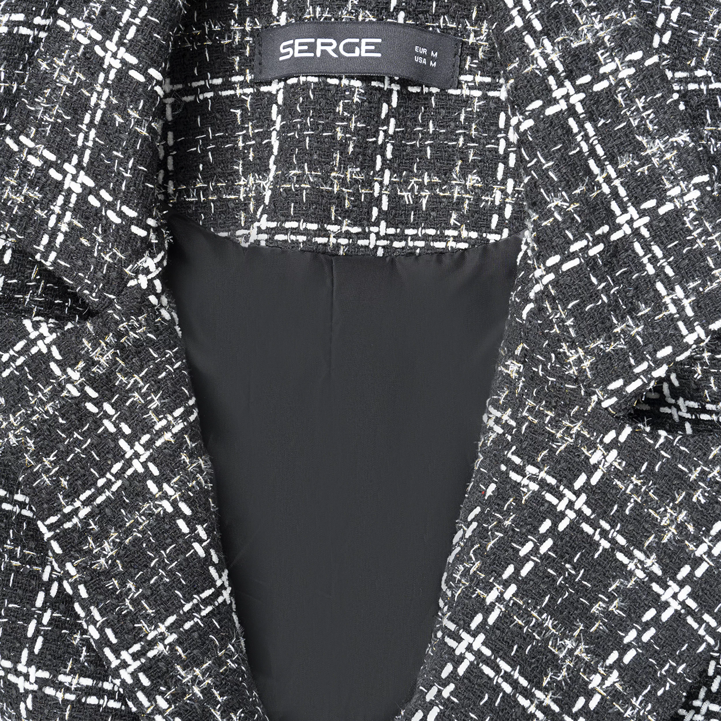 کت زنانه سرژه مدل 212283 رنگ مشکی