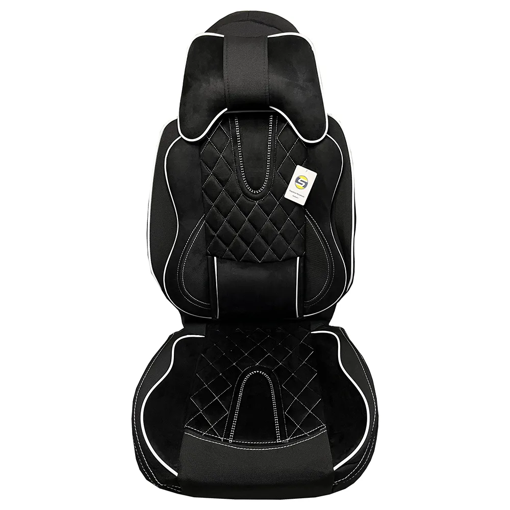 ست کامل روکش صندلی خودرو سپاهان روکش مدل Aoudi-6000 مناسب برای پراید صبا