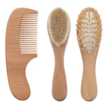 ست شانه و برس کودک مدل Baby Manicure مجموعه 3 عددی